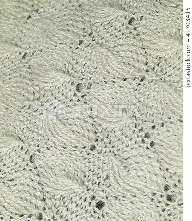 Knit material background material Ivory 41703415