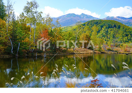 Norikura高地Ichinose花園“Maei no Ike”和Norikura-dake 41704081