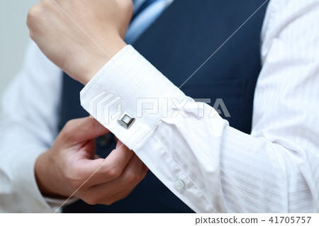 袖扣（身體部位無臉人員襯衫襯衫職稱總裁複製空間手） 41705757
