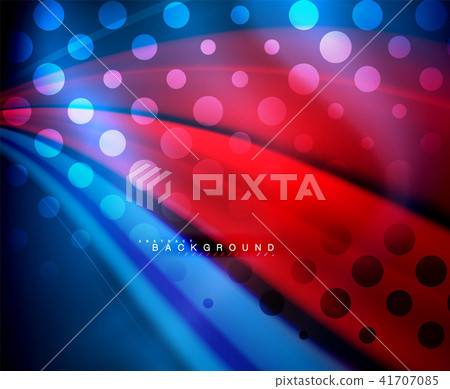 Neon holographic fluid color wave for web, wallpaper, pattern, texture and background 41707085