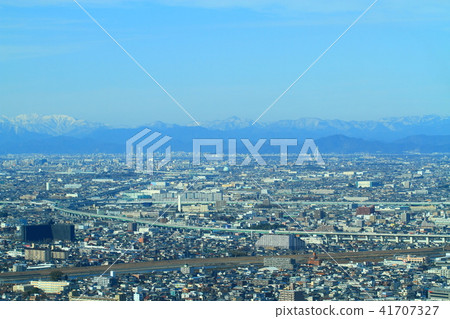 名古屋市城市景觀景觀從米德蘭廣場的一宮方向 名古屋市城市景觀景觀從米德蘭廣場的一宮方向 41707327