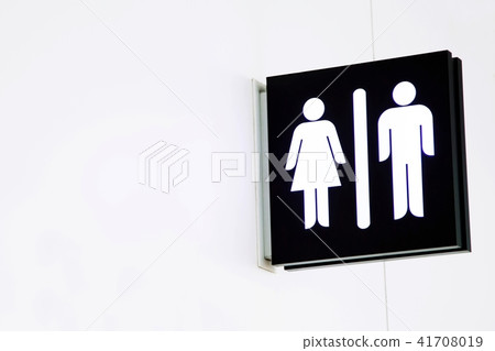 Toilet sign icons set. Man  41708019
