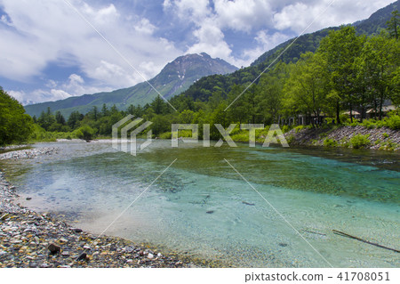 長野縣Kamikochi Azusakawa和Yakedake / Matsumoto-shi 41708051