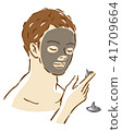 Men's pack, cream, moisturizing 41709664