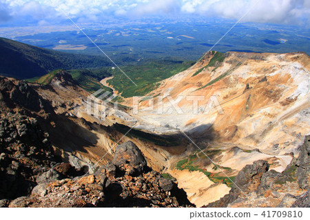 Ansei火山口從秋天十勝dake山看見 41709810