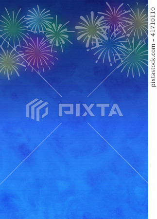 Fireworks watercolor style Fireworks watercolor style 41710110