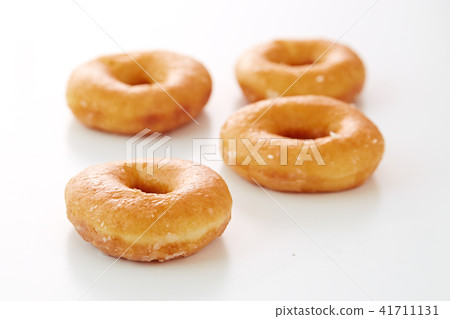 Glazed donutson a white Background 41711131