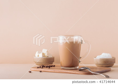 Bulletproof coffee, blended with organic  butter 41714644