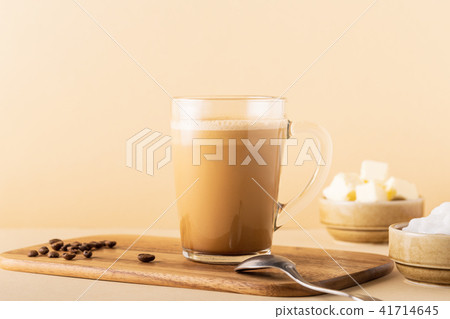 Bulletproof coffee, blended with organic  butter 41714645