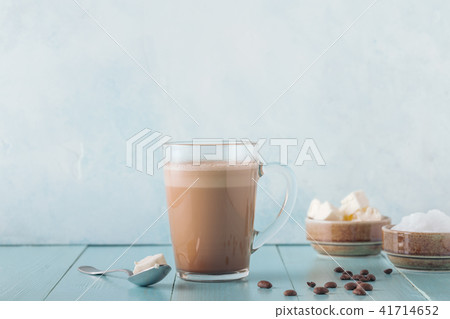 Bulletproof coffee, blended with organic  butter 41714652