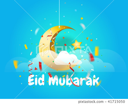 Eid Mubarak. Vector illustration Eid Mubarak. Vector illustration 41715050