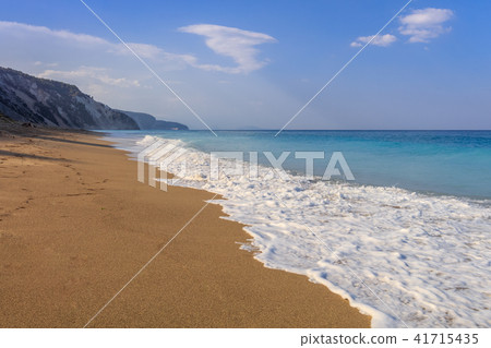 Gialos beach. Lefkada, Greece Gialos beach. Lefkada, Greece 41715435