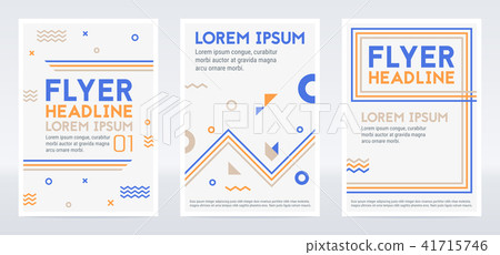 Abstract minimal geometric shapes polygon design 41715746