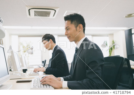 business, computer, business man 41718794