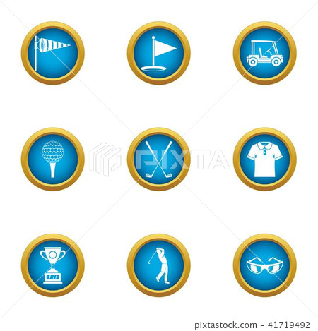 Best punch icons set, flat style Best punch icons set, flat style 41719492