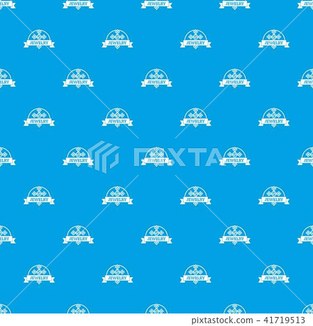 Jewelry cross pattern vector seamless blue Jewelry cross pattern vector seamless blue 41719513