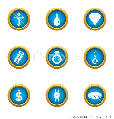 Brink icons set, flat style Brink icons set, flat style 41719601