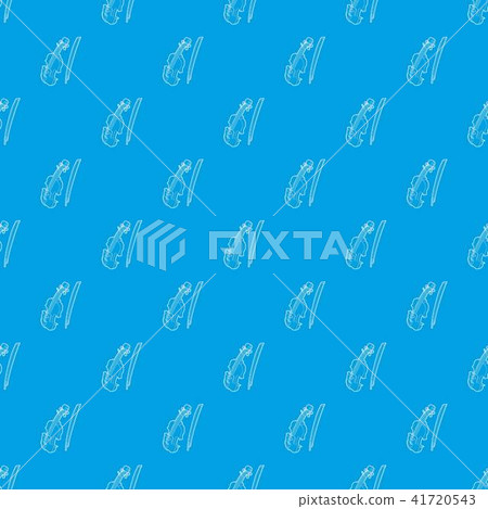 Contrabass pattern vector seamless blue 41720543
