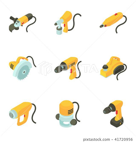 Instrument icons set, cartoon style Instrument icons set, cartoon style 41720956
