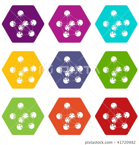 Phenol icons set 9 vector 41720982