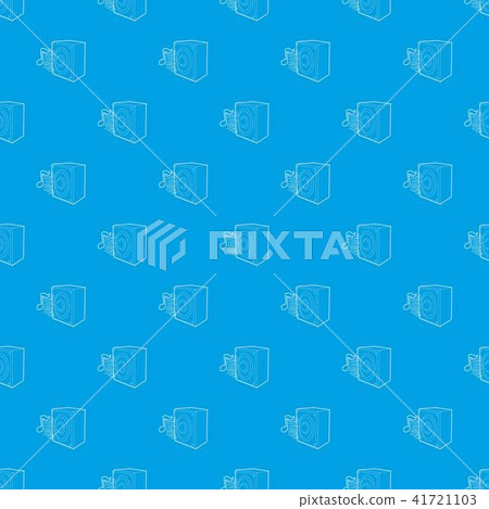 Radio pattern vector seamless blue Radio pattern vector seamless blue 41721103