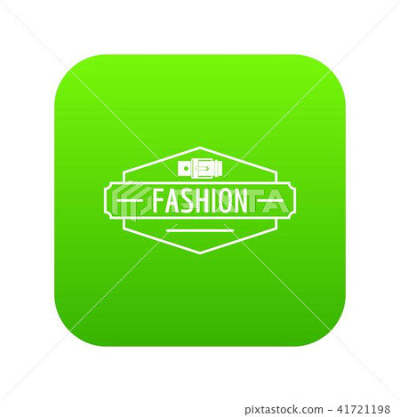 Buckle icon green vector 41721198