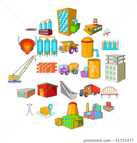 Working people icons set, cartoon style Working people icons set, cartoon style 41721477