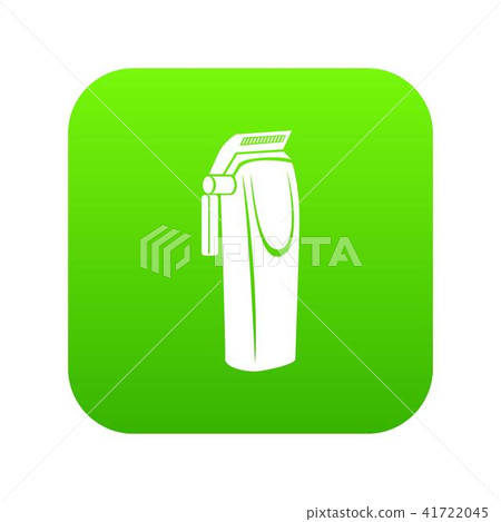 Electric razor icon green vector Electric razor icon green vector 41722045