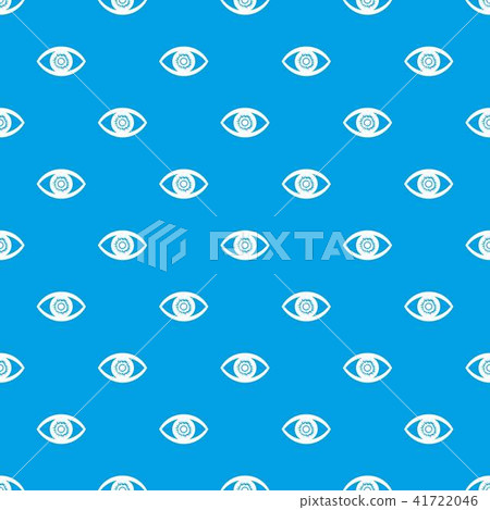 One eye pattern vector seamless blue 41722046