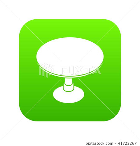Round table icon green vector Round table icon green vector 41722267