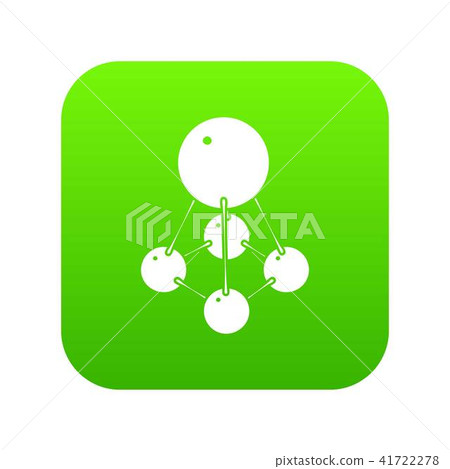Nitromethane icon green vector 41722278