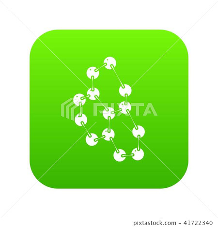 Tryptophan icon green vector Tryptophan icon green vector 41722340