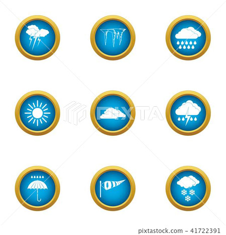 Edge icons set, flat style Edge icons set, flat style 41722391