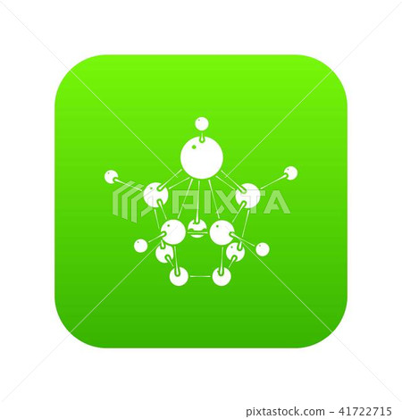 Aspirin icon green vector Aspirin icon green vector 41722715