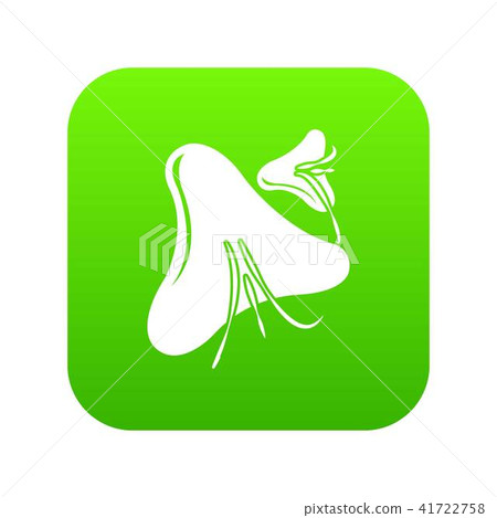 Smallpox virus icon green vector 41722758