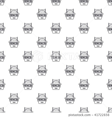 Fence prison pattern vector seamless 41722838