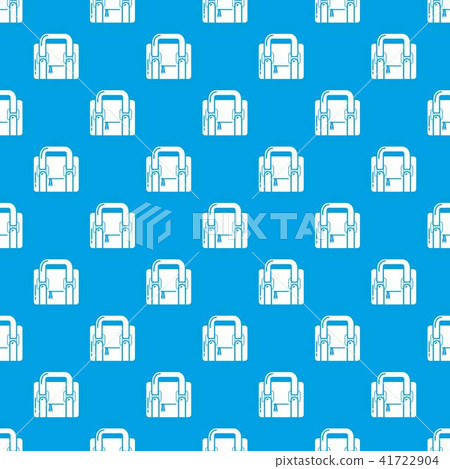 Travel bag retro pattern vector seamless blue 41722904