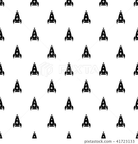 Rocket futuristic pattern vector seamless 41723133
