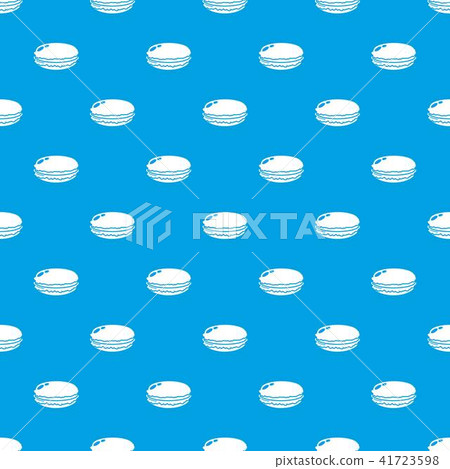 Macaroons pattern vector seamless blue Macaroons pattern vector seamless blue 41723598