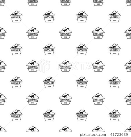 Dinosaur pattern vector seamless Dinosaur pattern vector seamless 41723689
