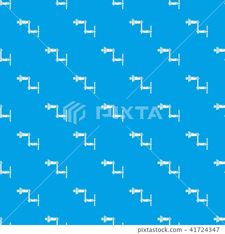 Rotary handle pattern vector seamless blue - Stock Illustration ...