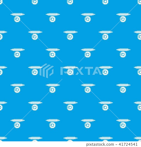 Worm gear pattern vector seamless blue Worm gear pattern vector seamless blue 41724541