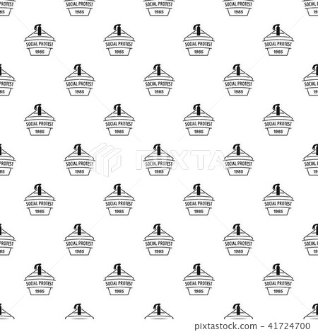 Social protest riot pattern vector seamless Social protest riot pattern vector seamless 41724700