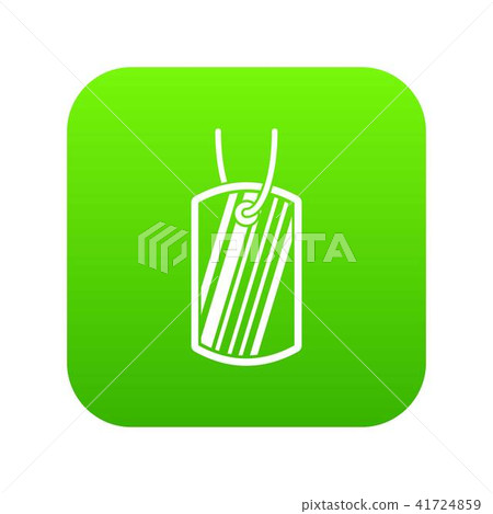 Army badge icon digital green Army badge icon digital green 41724859