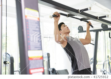 gym, exercise, young man gym, exercise, young man 41725912