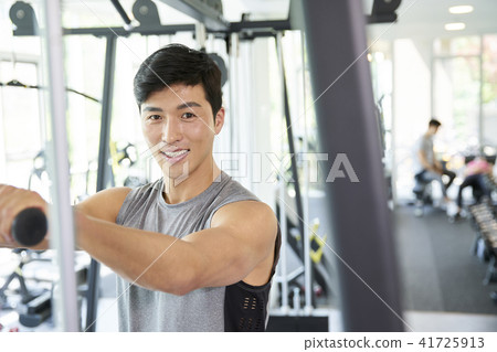 gym, exercise, young man gym, exercise, young man 41725913