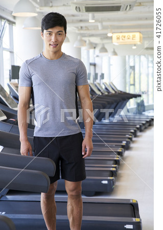 gym, exercise, young man gym, exercise, young man 41726055