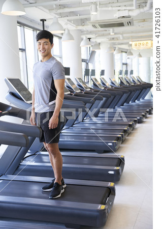 gym, exercise, young man gym, exercise, young man 41726103