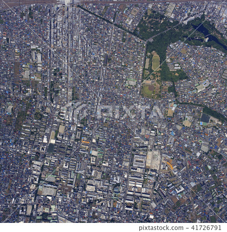 Mitaka surroundings / true overhead aerial photograph, 2015 · 5 shooting 41726791