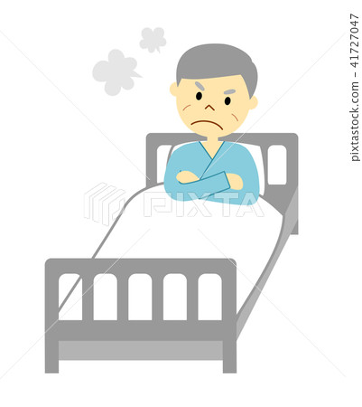 be hospitalized, admitted patient, bed - Stock Illustration [41727047 ...